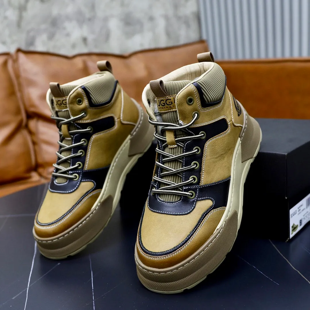 Ex-factory price: 640 thick wool imported from Australia Brand: UGG genuine purchasing agent Size: 39-44 Grade: Official website 1:1 Material: First layer of genuine leather waterproof and antifreeze upper Real wool lining Original non-slip and wear-resistant lightweight and soft outsole Style category: Men's casual shoes Trendy style Comfortable on the feet Color: Real picture color